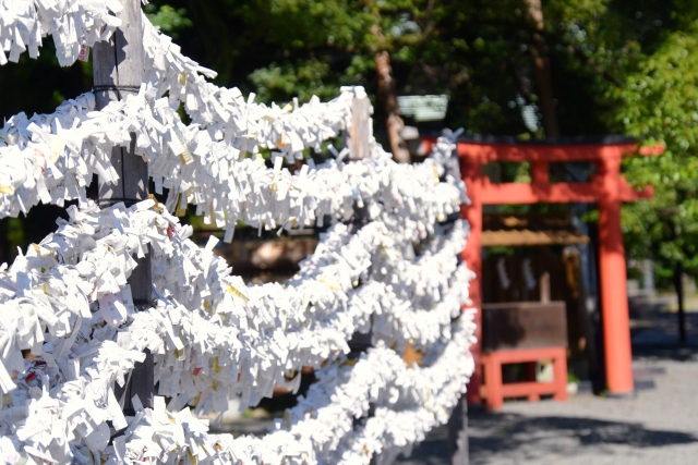 神社 おみくじ 結び所